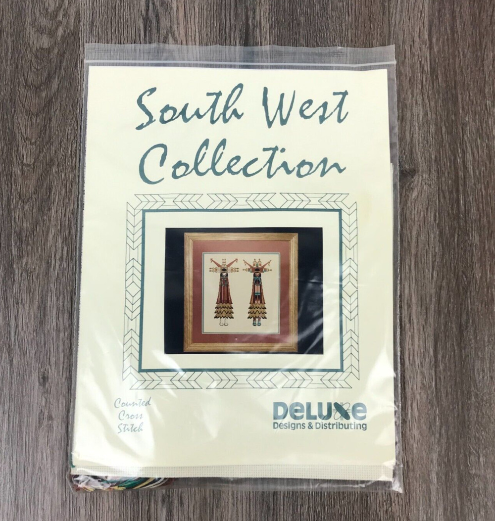 Deluxe Designs Southwest Collection Cross Stitch Hopi Kachinas Salako Taka Mana